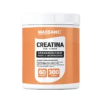 "Envase de Creatina Monohidratada Pura y Micronizada Laboratorio Massano 300g Sin Sabor